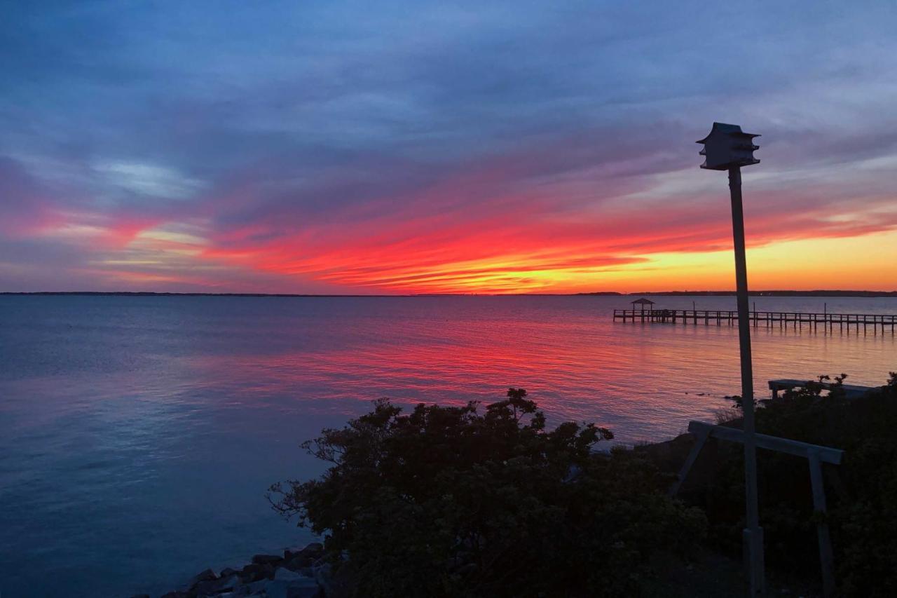 Waterfront Harkers Island Home Sunset View And Dock Ngoại thất bức ảnh