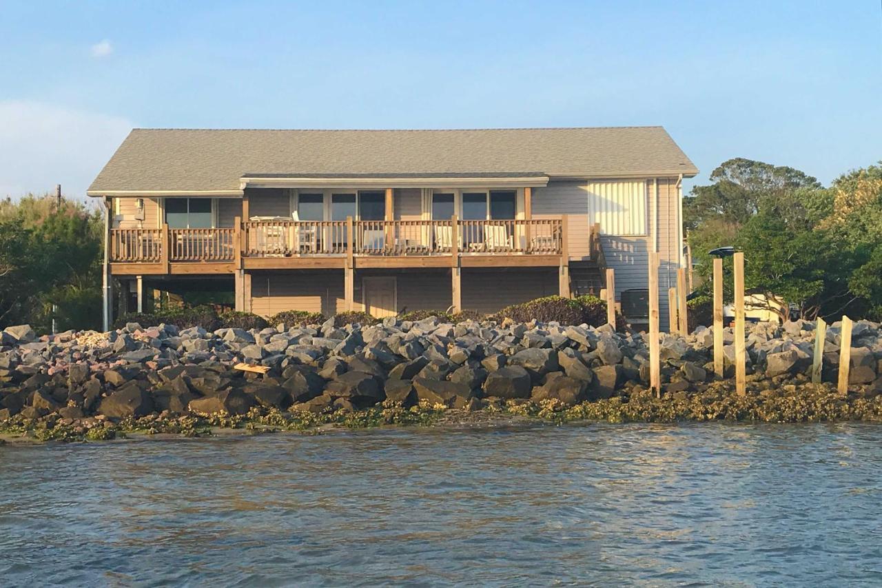 Waterfront Harkers Island Home Sunset View And Dock Ngoại thất bức ảnh