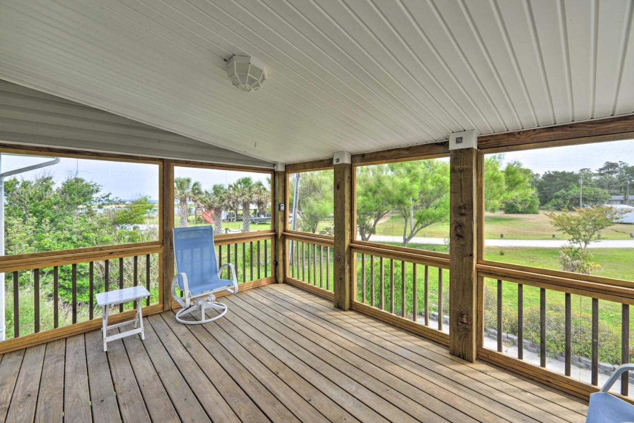 Waterfront Harkers Island Home Sunset View And Dock Ngoại thất bức ảnh