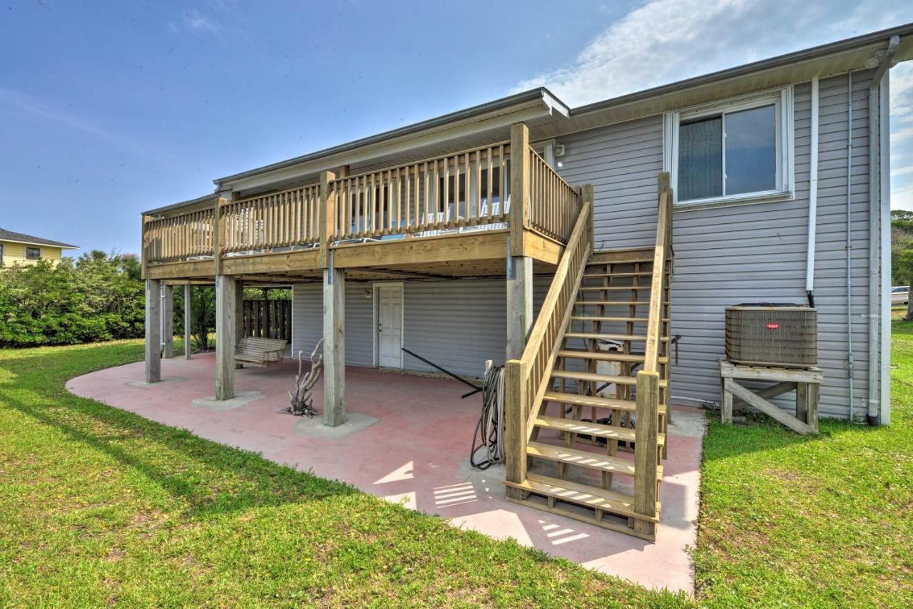 Waterfront Harkers Island Home Sunset View And Dock Ngoại thất bức ảnh